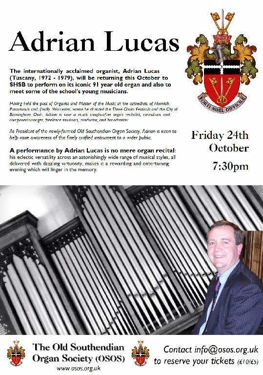 Adrian Lucas Recital Poster