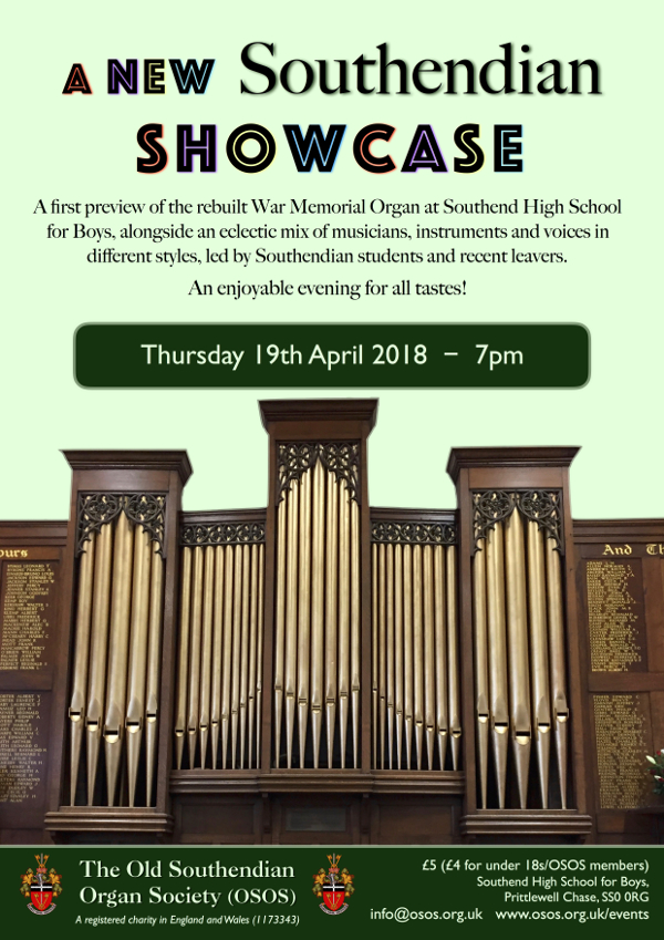 A New Southendian Showcase - Thursday 19th April 2018, 7pm